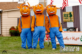 Testicle Festival Mascot